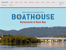 Tablet Screenshot of boathousechattanooga.com